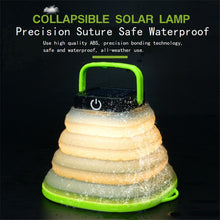 Load image into Gallery viewer, Folding Solar Lamp Outdoor Camping Tent Lamp LED Camping Lamp
