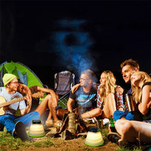 Load image into Gallery viewer, Folding Solar Lamp Outdoor Camping Tent Lamp LED Camping Lamp