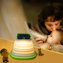 Load image into Gallery viewer, Folding Solar Lamp Outdoor Camping Tent Lamp LED Camping Lamp