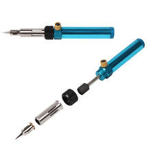 Load image into Gallery viewer, Hot Air Gun Multi-function Adjustable Temperature Gas Soldering Iron Cordless Welding Pen, Cordless Welding Pen