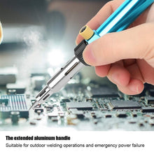 Load image into Gallery viewer, Hot Air Gun Multi-function Adjustable Temperature Gas Soldering Iron Cordless Welding Pen, Cordless Welding Pen