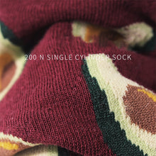 Load image into Gallery viewer, Tropical Fruit Pattern Personality Trend Tube Ladies Cotton Socks