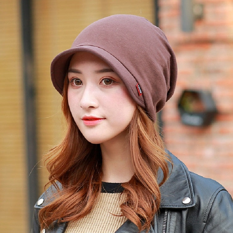 Cotton Hooded Hat Ladies Windproof Multi-purpose Ear Protection Turban Hat