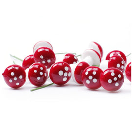 20 PCS Artificial Mini Foam Mushroom Miniature Garden Decorations