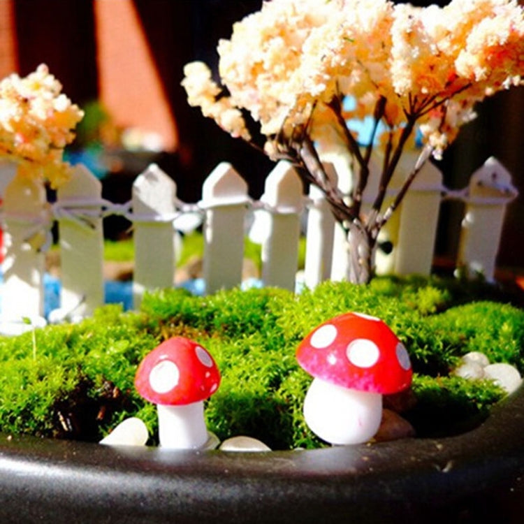 20 PCS Artificial Mini Foam Mushroom Miniature Garden Decorations