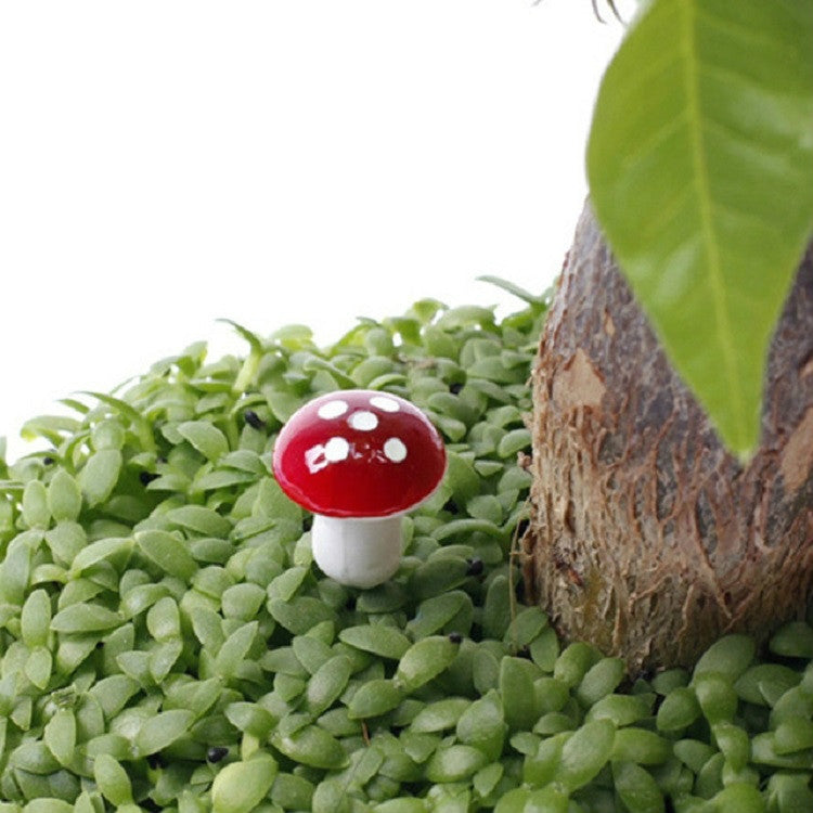 20 PCS Artificial Mini Foam Mushroom Miniature Garden Decorations