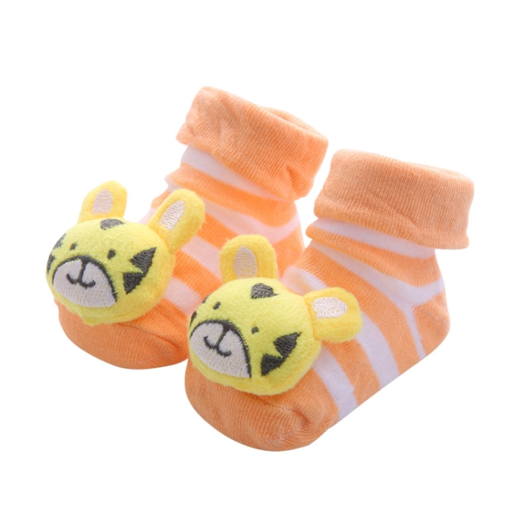 3 Pairs Cotton Cartoon Non-slip Baby Floor Socks Cute Three-Dimensional Doll Baby Toddler Socks
