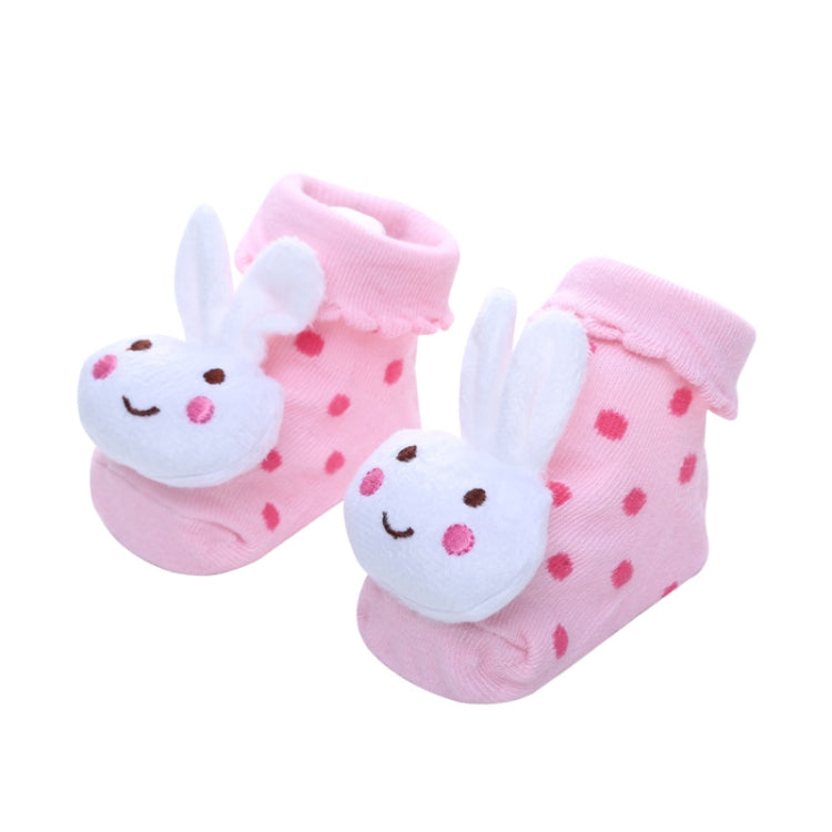 3 Pairs Cotton Cartoon Non-slip Baby Floor Socks Cute Three-Dimensional Doll Baby Toddler Socks