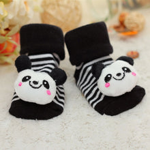 Load image into Gallery viewer, 3 Pairs Cotton Cartoon Non-slip Baby Floor Socks Cute Three-Dimensional Doll Baby Toddler Socks