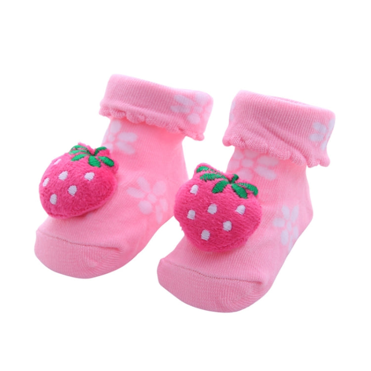 3 Pairs Cotton Cartoon Non-slip Baby Floor Socks Cute Three-Dimensional Doll Baby Toddler Socks