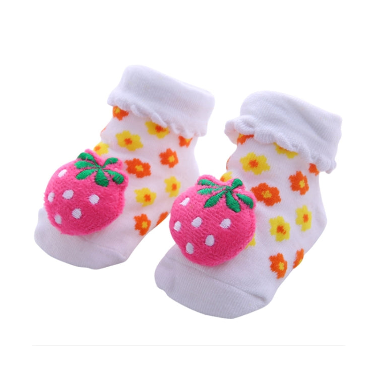 3 Pairs Cotton Cartoon Non-slip Baby Floor Socks Cute Three-Dimensional Doll Baby Toddler Socks
