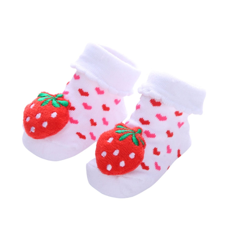 3 Pairs Cotton Cartoon Non-slip Baby Floor Socks Cute Three-Dimensional Doll Baby Toddler Socks