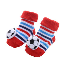 Load image into Gallery viewer, 3 Pairs Cotton Cartoon Non-slip Baby Floor Socks Cute Three-Dimensional Doll Baby Toddler Socks