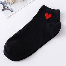 Load image into Gallery viewer, Cute Socks Heart Pattern Breathable Cotton Socks Ankle-High Casual Socks