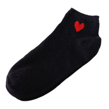 Load image into Gallery viewer, Cute Socks Heart Pattern Breathable Cotton Socks Ankle-High Casual Socks