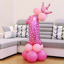 Load image into Gallery viewer, Number Foil Balloon Happy Birthday Decoration, Number 7, Number 4, Number 1, Number 3, Number 2, Number 6, Number 5, Number 0, Number 9, Number 8