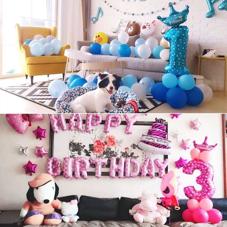 Number Foil Balloon Happy Birthday Decoration, Number 7, Number 4, Number 1, Number 3, Number 2, Number 6, Number 5, Number 0, Number 9, Number 8