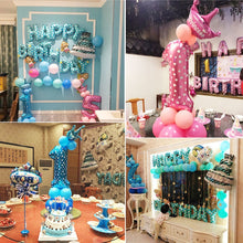 Load image into Gallery viewer, Number Foil Balloon Happy Birthday Decoration, Number 7, Number 4, Number 1, Number 3, Number 2, Number 6, Number 5, Number 0, Number 9, Number 8