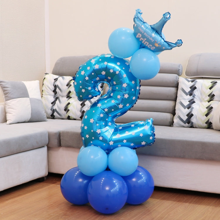 Number Foil Balloon Happy Birthday Decoration, Number 7, Number 4, Number 1, Number 3, Number 2, Number 6, Number 5, Number 0, Number 9, Number 8
