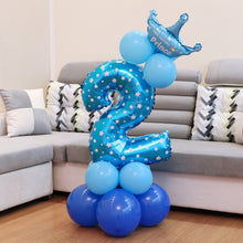 Load image into Gallery viewer, Number Foil Balloon Happy Birthday Decoration, Number 7, Number 4, Number 1, Number 3, Number 2, Number 6, Number 5, Number 0, Number 9, Number 8