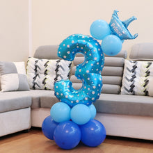 Load image into Gallery viewer, Number Foil Balloon Happy Birthday Decoration, Number 7, Number 4, Number 1, Number 3, Number 2, Number 6, Number 5, Number 0, Number 9, Number 8