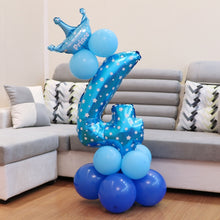 Load image into Gallery viewer, Number Foil Balloon Happy Birthday Decoration, Number 7, Number 4, Number 1, Number 3, Number 2, Number 6, Number 5, Number 0, Number 9, Number 8