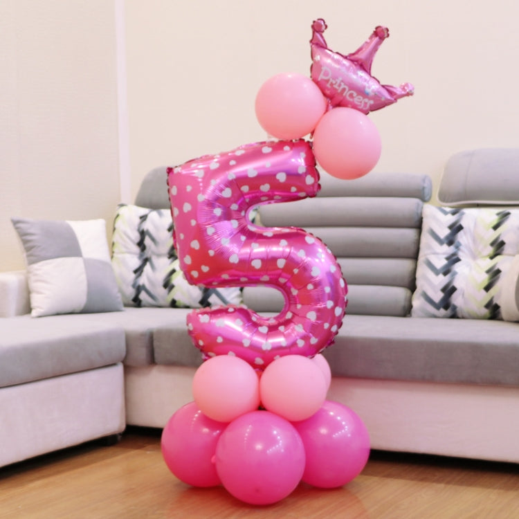 Number Foil Balloon Happy Birthday Decoration, Number 7, Number 4, Number 1, Number 3, Number 2, Number 6, Number 5, Number 0, Number 9, Number 8