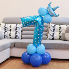 Load image into Gallery viewer, Number Foil Balloon Happy Birthday Decoration, Number 7, Number 4, Number 1, Number 3, Number 2, Number 6, Number 5, Number 0, Number 9, Number 8