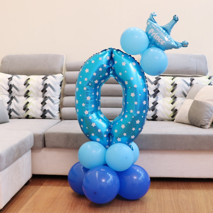 Number Foil Balloon Happy Birthday Decoration, Number 7, Number 4, Number 1, Number 3, Number 2, Number 6, Number 5, Number 0, Number 9, Number 8