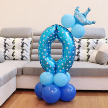 Load image into Gallery viewer, Number Foil Balloon Happy Birthday Decoration, Number 7, Number 4, Number 1, Number 3, Number 2, Number 6, Number 5, Number 0, Number 9, Number 8