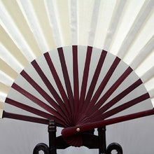 Load image into Gallery viewer, Pure Color Blank Silk Cloth Folding Fan Chinese Style Calligraphy Painting Fan, 8 inch, 10 inch