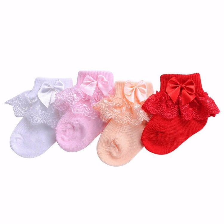 Bow Lace Baby Socks Newborn Cotton Baby Sock