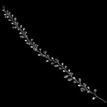 Load image into Gallery viewer, Fashion Leaves Bridal Hair Accessories Handmade Crystal Hair Jewelry Wedding Headband Headpiece for Women, Gold, Silver