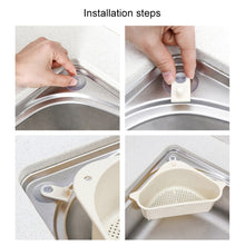 Load image into Gallery viewer, Kitchen Vegetable Rack Household Sink Drain Rack Triangle Storage Hanger Free Punch Tray Hanging Basket