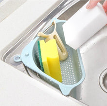 Load image into Gallery viewer, Kitchen Vegetable Rack Household Sink Drain Rack Triangle Storage Hanger Free Punch Tray Hanging Basket