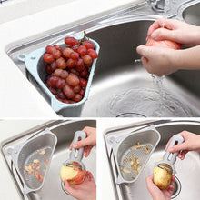 Load image into Gallery viewer, Kitchen Vegetable Rack Household Sink Drain Rack Triangle Storage Hanger Free Punch Tray Hanging Basket