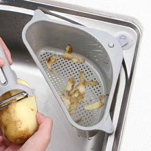 Load image into Gallery viewer, Kitchen Vegetable Rack Household Sink Drain Rack Triangle Storage Hanger Free Punch Tray Hanging Basket