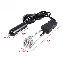 Load image into Gallery viewer, Portable 12V/24V Electric Car Boiled Immersion Water Heater Traveling Camping Picnic, 12V, 24V