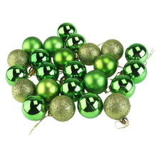 Load image into Gallery viewer, 24 PCS 3cm Home Christmas Tree Decor Ball Bauble Hanging Xmas Party Ornament Decorations, green, black, blue, rose gold, white