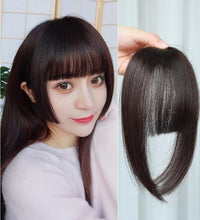Load image into Gallery viewer, Women Fake Fringe Clip In Bangs Hair Extensions with High Temperature Synthetic Fiber