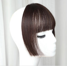 Load image into Gallery viewer, Women Fake Fringe Clip In Bangs Hair Extensions with High Temperature Synthetic Fiber
