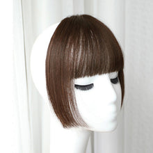 Load image into Gallery viewer, Women Fake Fringe Clip In Bangs Hair Extensions with High Temperature Synthetic Fiber