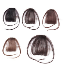 Load image into Gallery viewer, Fake Bangs Clip Hairpiece Synthetic Bangs Hair