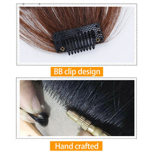 Load image into Gallery viewer, Fake Bangs Clip Hairpiece Synthetic Bangs Hair
