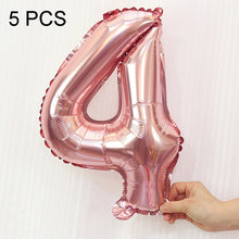 Load image into Gallery viewer, 5pcs 16inch Number Foil Balloons Happy Birthday Party Wedding Balloons, Gold, 6, Pink, 0, Gold, 3, Pink, 9, Gold, 7, Pink, 6, Pink, 3, Pink, 7, Gold, 5, Gold, 4, Gold, 8, Pink, 5, Gold, 1, Pink, 4, Gold, 2, Pink, 8, Pink, 1, Pink, 2, Gold, 9