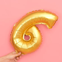 Load image into Gallery viewer, 5pcs 16inch Number Foil Balloons Happy Birthday Party Wedding Balloons, Gold, 6, Pink, 0, Gold, 3, Pink, 9, Gold, 7, Pink, 6, Pink, 3, Pink, 7, Gold, 5, Gold, 4, Gold, 8, Pink, 5, Gold, 1, Pink, 4, Gold, 2, Pink, 8, Pink, 1, Pink, 2, Gold, 9