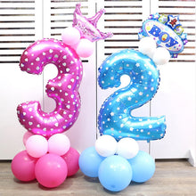 Load image into Gallery viewer, 5pcs 16inch Number Foil Balloons Happy Birthday Party Wedding Balloons, Gold, 6, Pink, 0, Gold, 3, Pink, 9, Gold, 7, Pink, 6, Pink, 3, Pink, 7, Gold, 5, Gold, 4, Gold, 8, Pink, 5, Gold, 1, Pink, 4, Gold, 2, Pink, 8, Pink, 1, Pink, 2, Gold, 9
