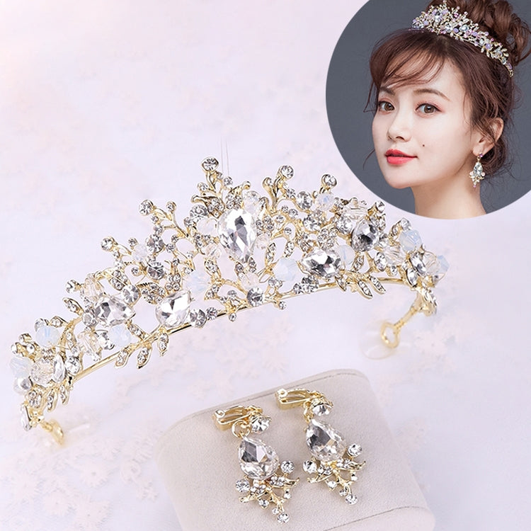 Luxury Pink Gold Pearl Bridal Crowns Handmade Tiara Bride Headband Crystal Wedding Diadem Queen Crown Wedding Hair Accessories, Pearl Crown White, Pearl Crown Pink, Pearl Crown Gold
