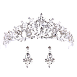 Luxury Pink Gold Pearl Bridal Crowns Handmade Tiara Bride Headband Crystal Wedding Diadem Queen Crown Wedding Hair Accessories, Pearl Crown White, Pearl Crown Pink, Pearl Crown Gold