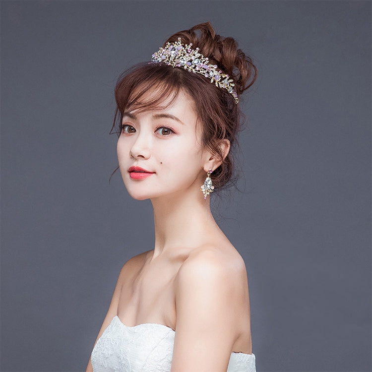 Luxury Pink Gold Pearl Bridal Crowns Handmade Tiara Bride Headband Crystal Wedding Diadem Queen Crown Wedding Hair Accessories, Pearl Crown White, Pearl Crown Pink, Pearl Crown Gold